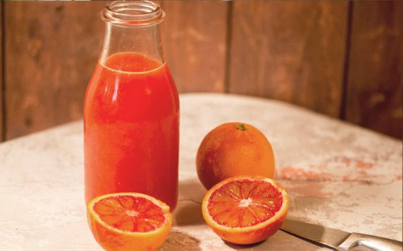 Blood orange juice